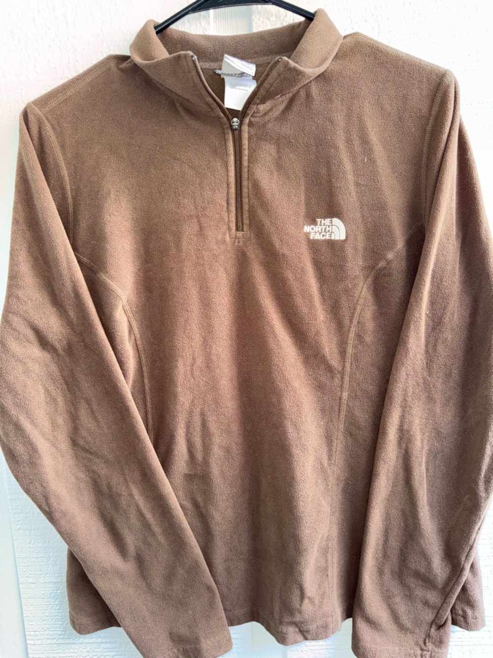 Vintage The North Face Fleece Jacket Women TKA 100 Brown Ax3 Size Large - Picture 3 of 9